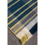 HC Tæpper Kreta - 100% uld - Lime/Blue - 140 x 200 cm