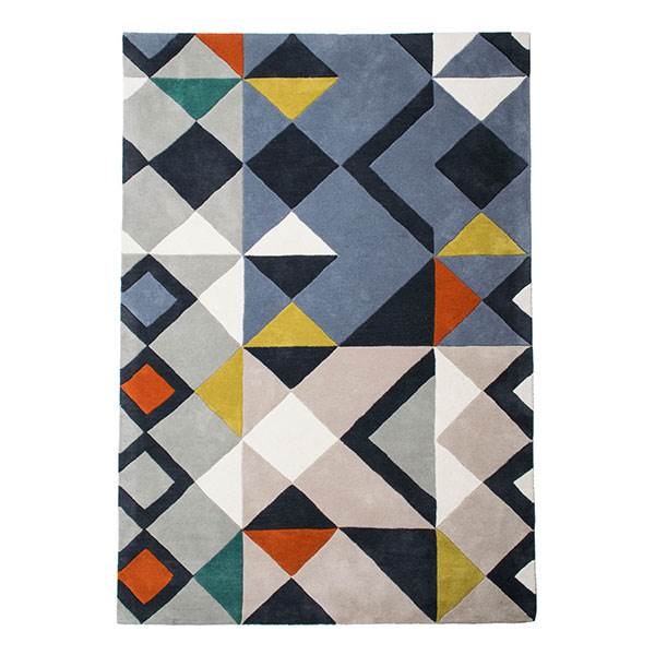 HC Tæpper Odin håndtuftet tæppe - Multi, 140x200 cm