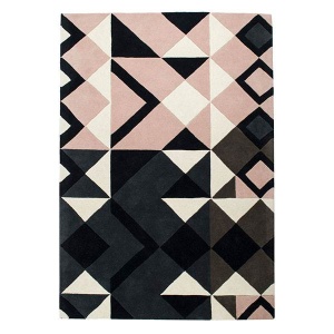 HC Tæpper Odin håndtuftet tæppe - Rose, 140x200 cm