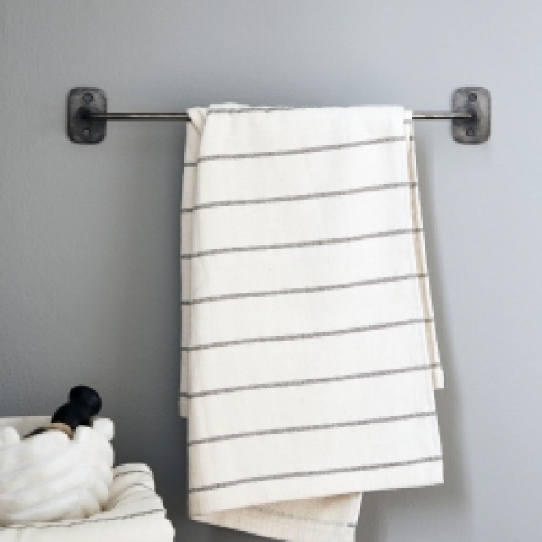 Håndklædeholder Pati antik sort - 40 cm