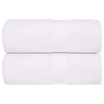 Håndklæder 2 stk. 30x30 cm 360 g/m2 100 % bomuld hvid