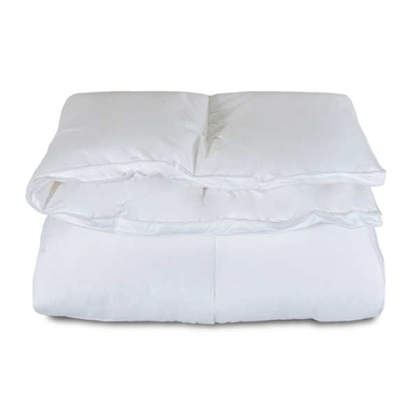 Helårs dobbeltdyne 200x200 cm - Allergivenlig dyne med bløde fiberdun - Fiberdyne fra Zen Sleep