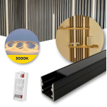 LED til Akustikpanel - 3000K - 120cm - Inkl. Controller & Profil