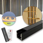 LED til Akustikpanel - CCT - 120cm - Inkl. Fjernbetjening, Controller & Profil