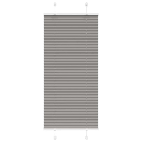 Plisségardin Antracit 60x150 cm Stofbredde 59,4 cm Polyester