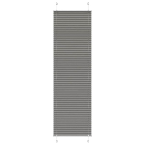 Plisségardin Antracit 60x200 cm Stofbredde 59,4 cm Polyester