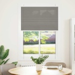 Plisségardin Antracit 90x100 cm Stofbredde 89,4 cm Polyester