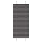 Plisségardin Sort 55x100 cm Stofbredde 54,4 cm Polyester