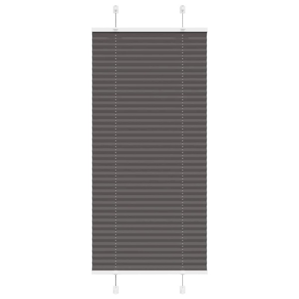 Plisségardin Sort 65x150 cm Stofbredde 64,4 cm Polyester