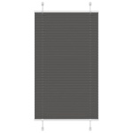 Plisségardin Sort 70x100 cm Stofbredde 69,4 cm Polyester