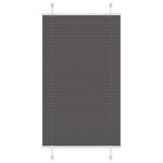 Plisségardin Sort 80x100 cm Stofbredde 79,4 cm Polyester