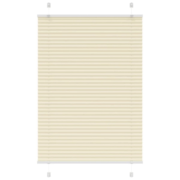 Plisségardin fløde 100x100 cm Stofbredde 99,4 cm Polyester