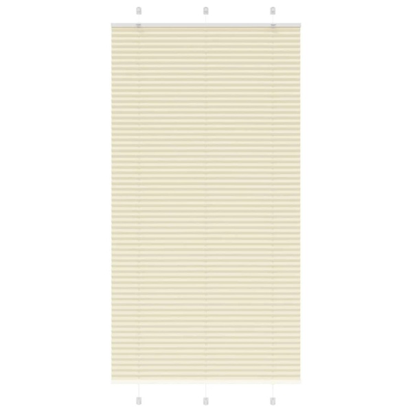 Plisségardin fløde 105x200 cm Stofbredde 104,4 cm Polyester