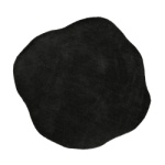 Tæppe Organic Diamond - sort