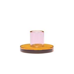 Astra lysestage, lille - pink/orange