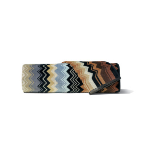 Giacomo håndklæde - 160 Nero Multicolor