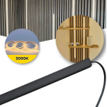 LED til Akustikpanel - Alt-i-en - 3000K - 60cm - 10x10mm - 24V - 5.8W