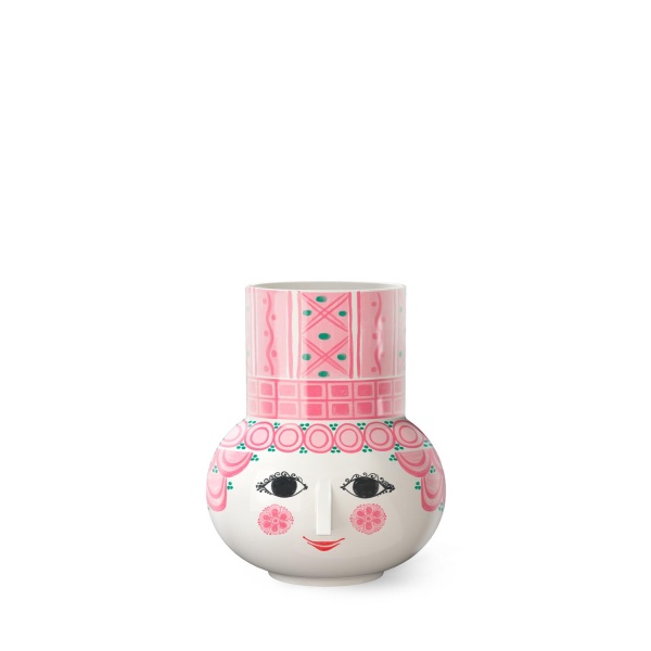 Olga vase, pink - H:15 cm