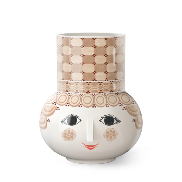 Olga vase, sand - H:35