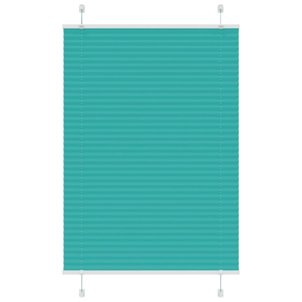 Plisségardin Benzin Grøn 90x150 cm Stofbredde 89,4 cm Polyester