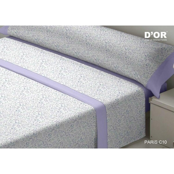 Sengetøj sæt D'Or PARIS Malva Seng 135 Franela
