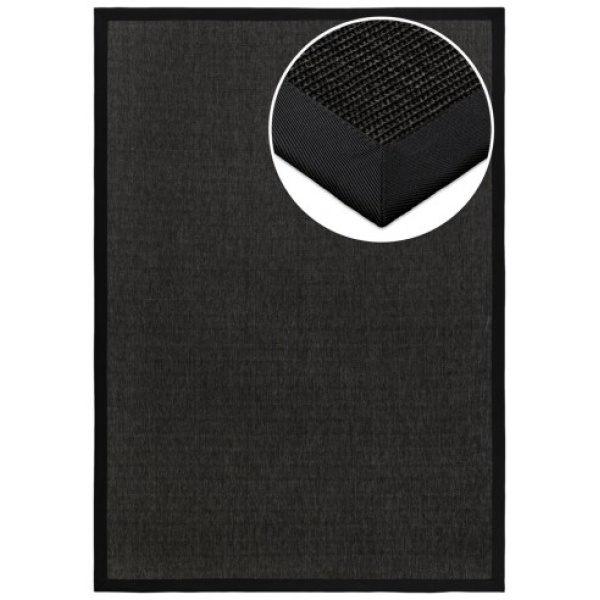 Taffino udendørs tæppe i polypropylene 160 x 230 cm - Sort