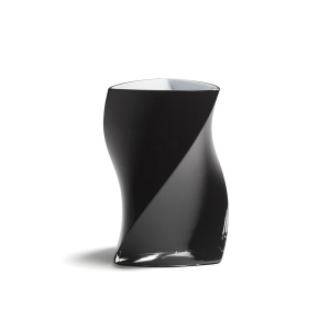 Twister vase fra Piet Hein (Sort) (24 cm)