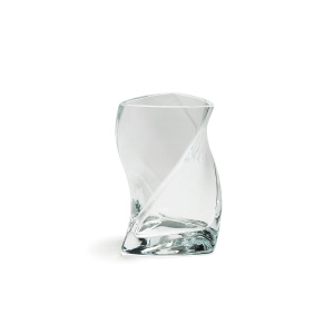 Twister vase fra Piet Hein (klar) (16 cm)