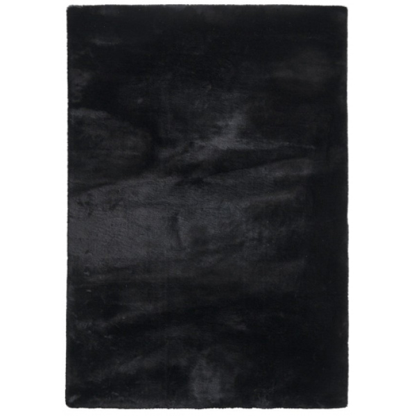 Zena tæppe i polyester 290 x 200 cm - Sort
